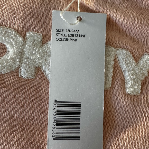 DKNY Pink Kids Sweatshirt and Pants Set NWT - Picture 7 of 7